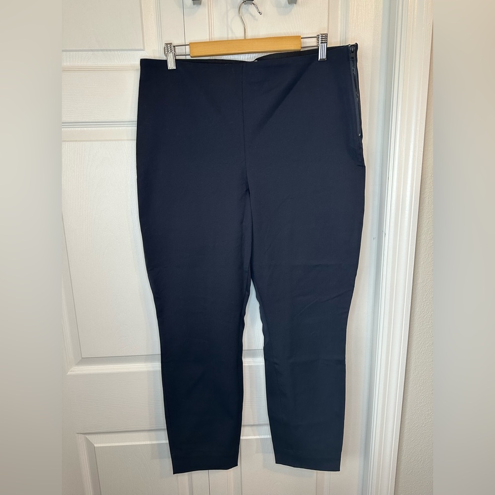 NWOT Everlane Sleek Stretch Tapered Ankle Pant Sz.16 Navy